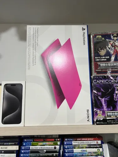 Tampa rosa ps5 mídia física nova lacrada