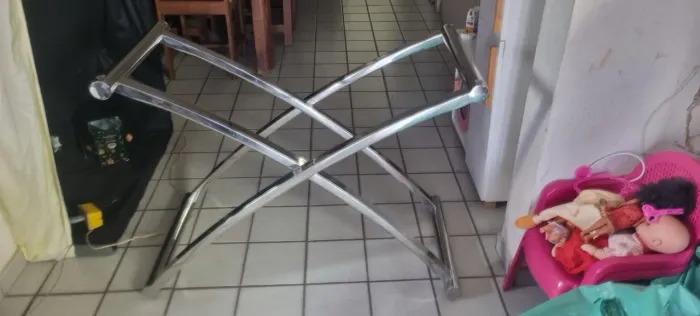 Base em Aço inox para mesa