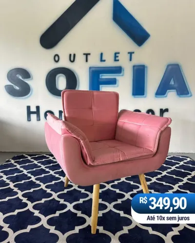Poltrona Sofia Outlet Home Decor direto da fábrica
