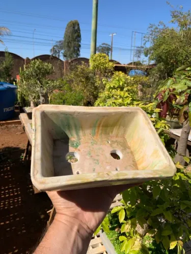 Vaso Retangular para bonsai