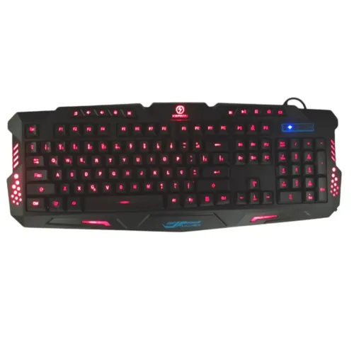 Teclado Gamer Com Fio e Luz RGB KAPBOM KA-658