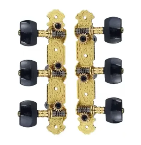 Tarraxa Violao 3+3 Deval/phantom Pino Grosso Dourado 2812