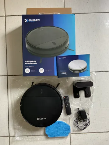 Robô Aspirador e Passa Pano KABUM! smart 100
