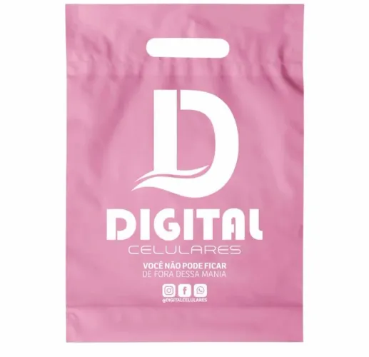 100 sacolas personalizadas M