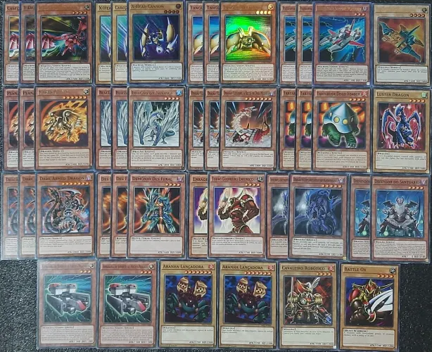 deck abc xyz cartas originais de yu-gi-oh