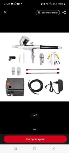 Spray Airbrush aerografo completo lacrado novo