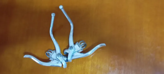 Manetes originais Caloi 10 alumínio Sunrace