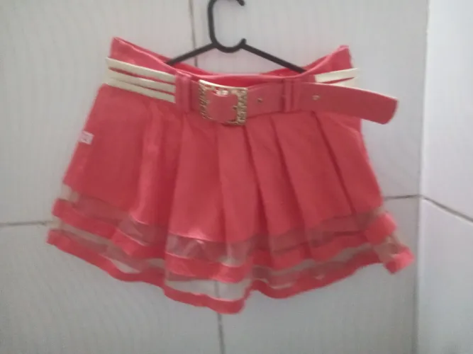 Short Saia c/cinto Feminino M 