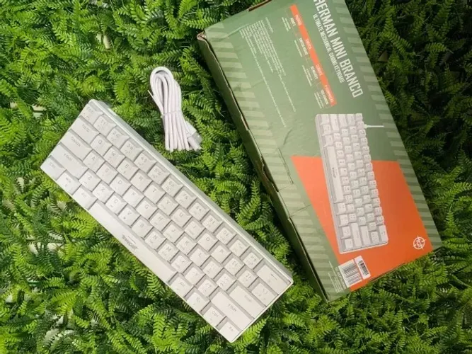 Teclado Mecanico Gamer 60% ABNT2, Switch Azul Novo!