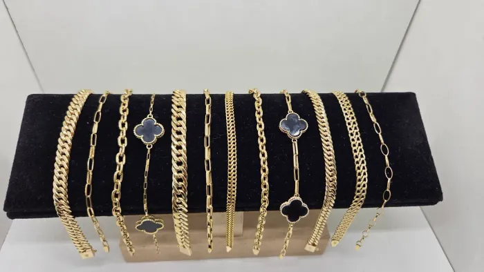 PULSEIRAS E BRACELETE EM OURO 18K PRONTA ENTREGA! APARTIR R$1.599