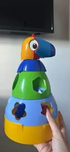 Brinquedo de encaixar Educativo Blocos Infantil