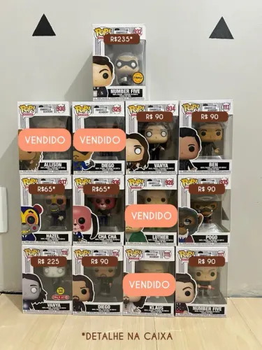 9 Funko Pop The umbrella Academy