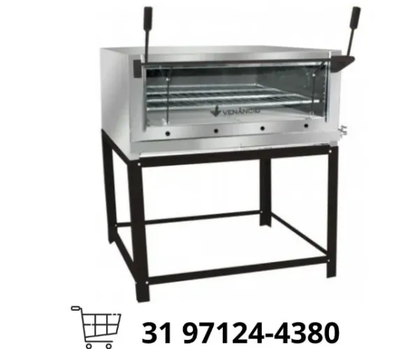 Forno Venâncio Pedra Refratária 80x60CM Novo 