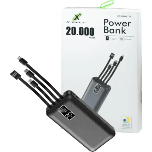 Carregador Portátil X-Cell 20.000mAh XC-BANK-26 - WZetta
