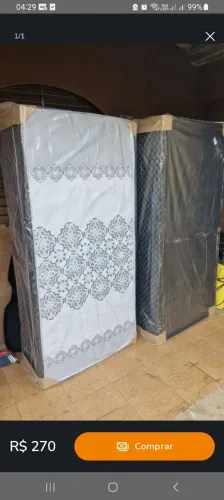 Cama box solteiro Novo Embalado