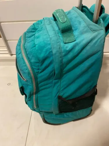 Mochila de rodinhas verde - Kipling 