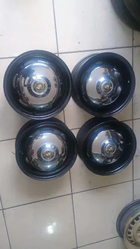 RODAS 4 FUROS ARO 14 PRO FUSCA BRASÍLIA VARIANT 