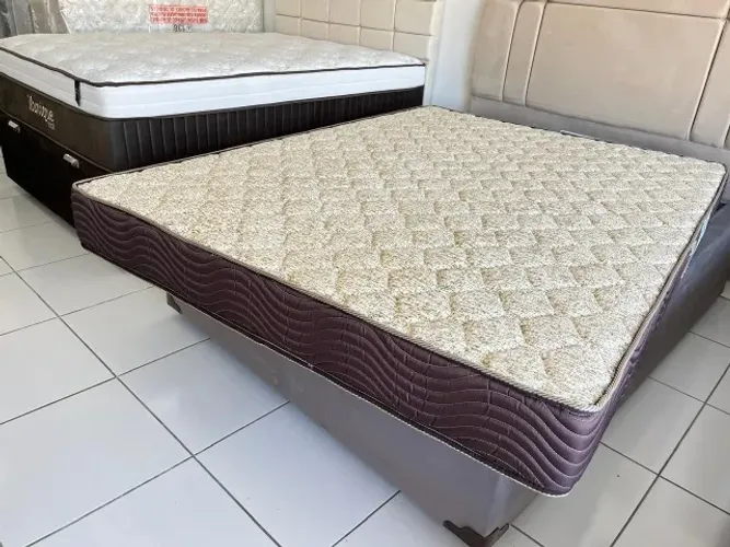Colchão Casal Espuma D28 Novo Sankonfort Bordado 138x188x17 Pronta Entrega!