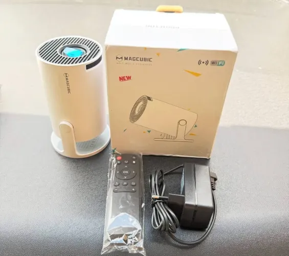 Vendo Projetor original Hy300 pro magicubic cinza na caixa ? com Garantia!!