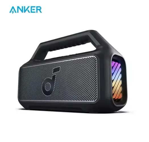 Soundcore by Anker Boom 2 - Caixa de Som Bluetooth com Luzes Coloridas Sincronizadas