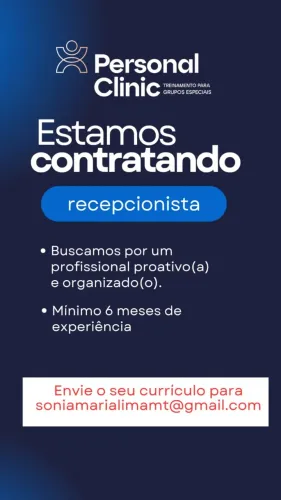 Vaga para Recepcionista com Experiência Comprovada por Meio Período 