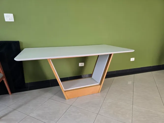 Mesa de 1.60 off white nova... sem uso