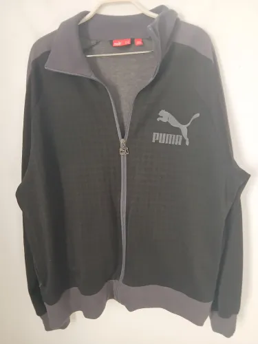 Jaqueta puma archive cinza impecável gg 2012