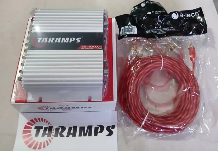 Módulo taramps ts400.4 novo com cabos