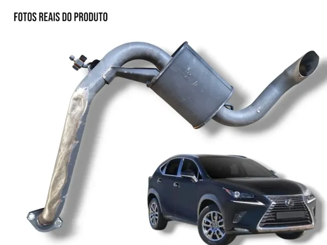 Escapamento Silenciador Lexus Nx 300h 2019 Detalhe Original