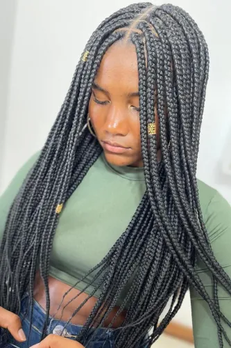 Trança box braids