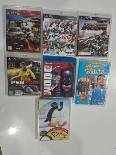 Jogos PS3 e livros