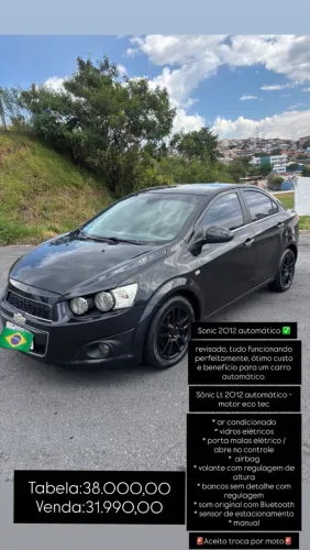 Chevrolet Sonic Sed. LTZ 1.6 16V Flexpower 4P Aut. 2012