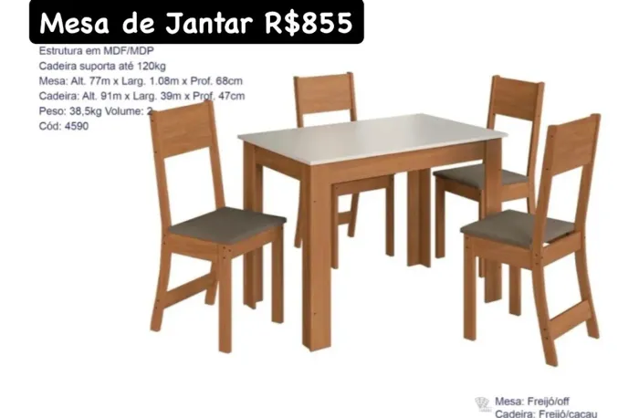 Mesa de Jantar R182