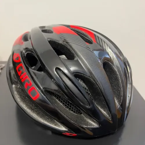 Capacete MTB - Giro Trinity - Preto/Vermelho