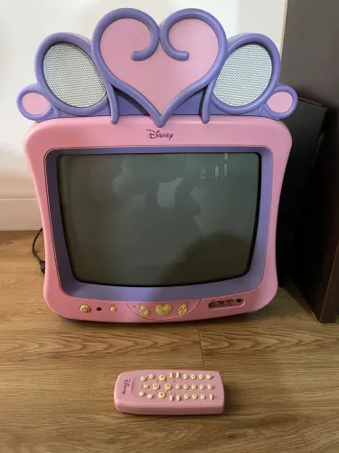 TV Tubo Disney Princess 14pol C/Controle Original 