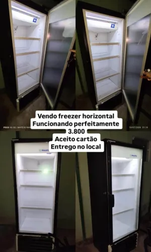 Freezer vertical 350L
