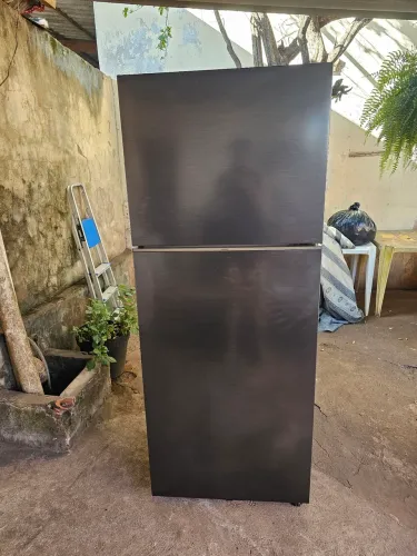 GELADEIRA SAMSUNG INOX BLACK 411 LT