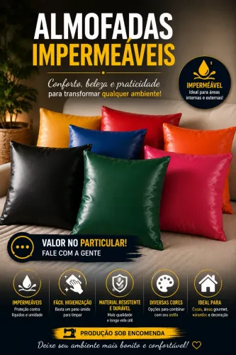 Almofadas impermeáveis 