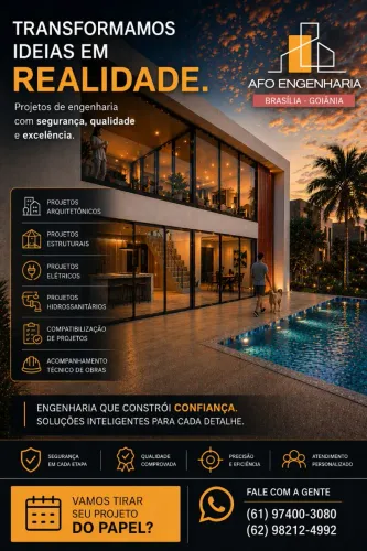 Projetos, vistorias, laudos e obras