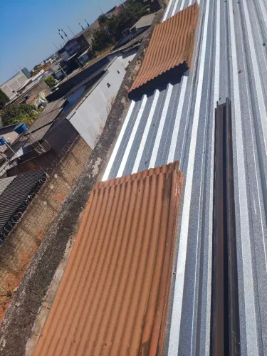 Telha pvc usada