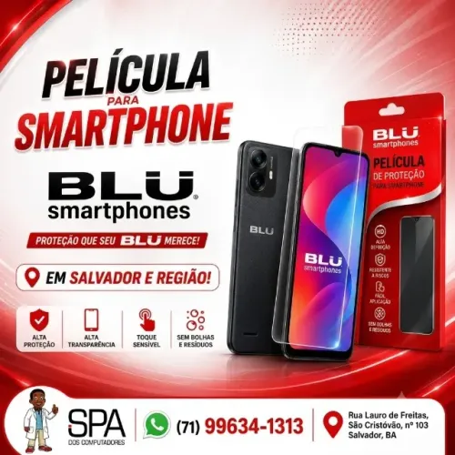 Película para smartphone Blu em Salvador e região