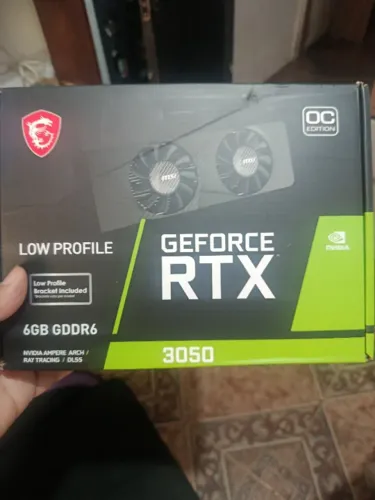 Placa De Vídeo MSI RTX 3050 LP OC NVIDIA Geforce, 6GB, GDDR6 nota fiscal e garantia