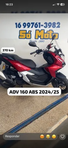ADV 160 ABS 370 km