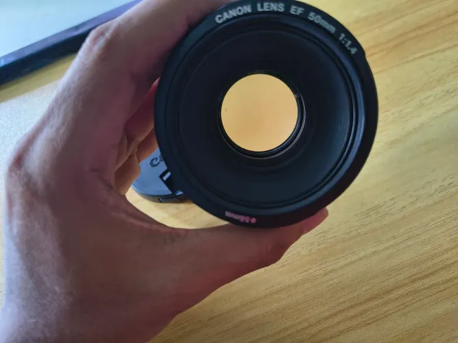 Lente Canon lens EF 50mm 1:1.4