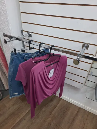 Conjunto para cabideiro em painel canaletado