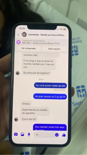 Vendo ou troco iPhone 11 Pro vem nos negócio faz sua proposta