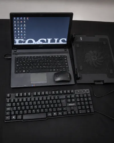 Notebook Acer com Mouse, Teclado e Base Cooler ? Funciona Bem