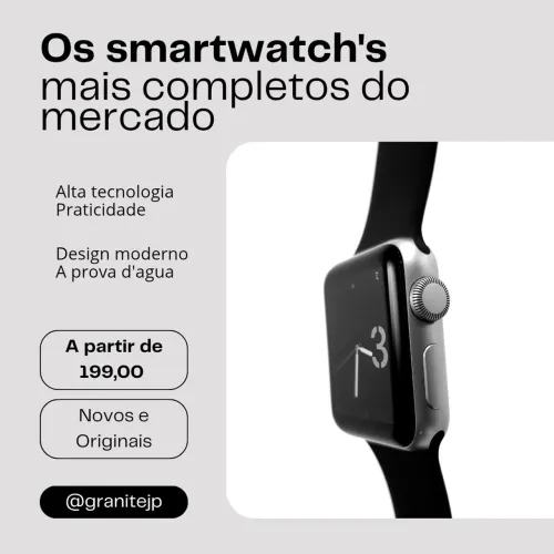 Smartwatchs de ALTA QUALIDADE e ORIGINAIS!!!