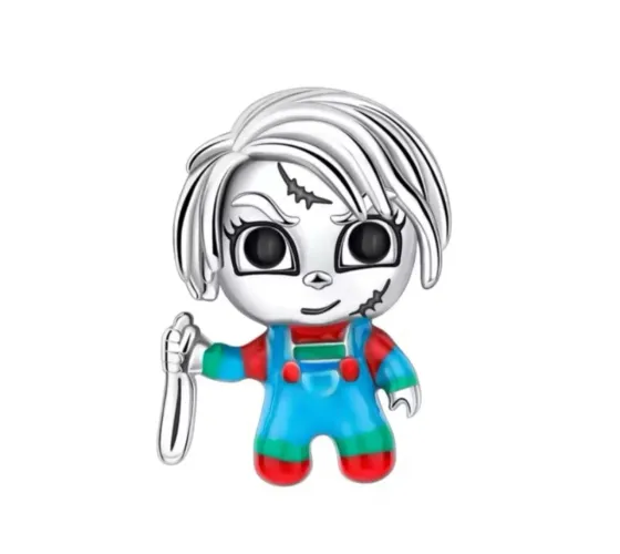 Berloque Chucky prata 925