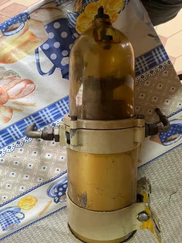 Filtro de combustível de motor de barco